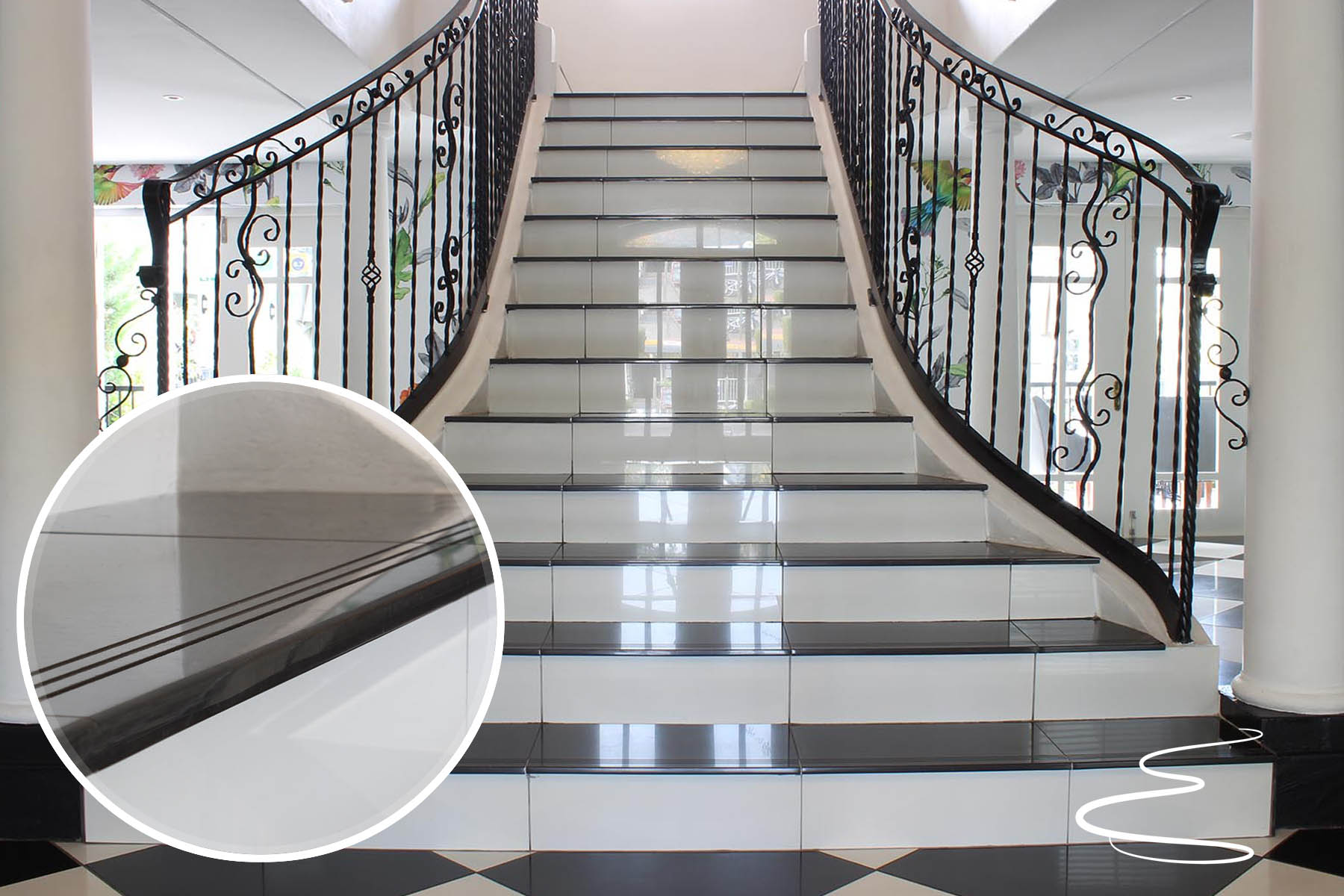 Stairs Double Bullnose EdgeTile